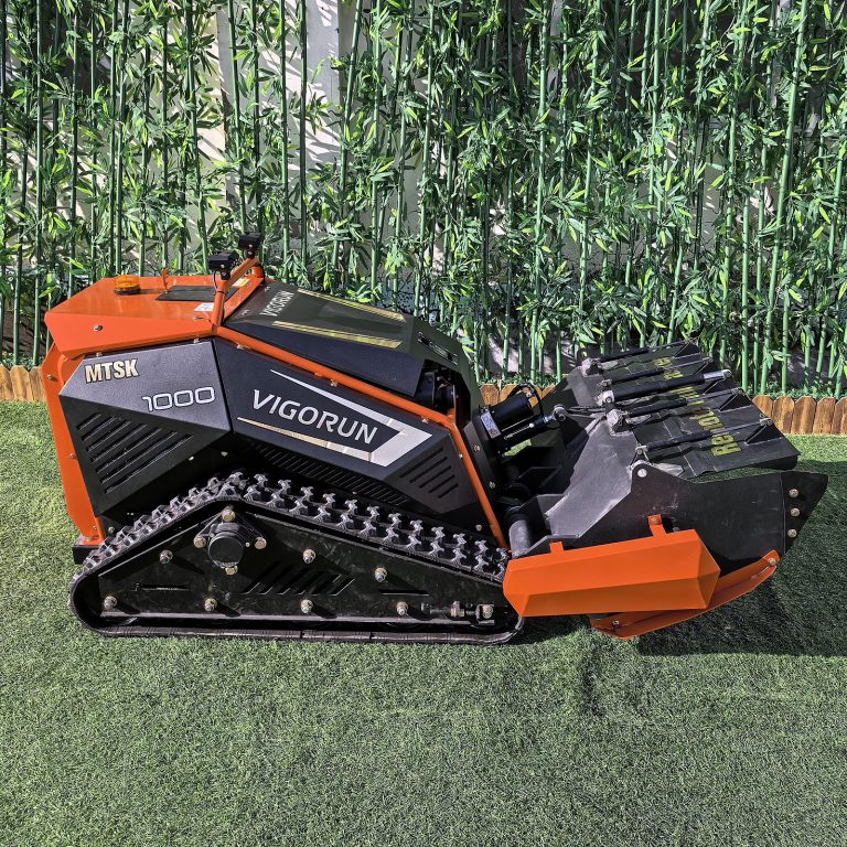 China radio controlled rubber track forestry mulcher for sale